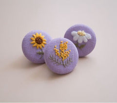 Designer Buttons – 1 Inch - Pack of 4