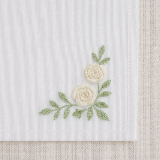 Handcrafted Handkerchiefs with Traditional Work