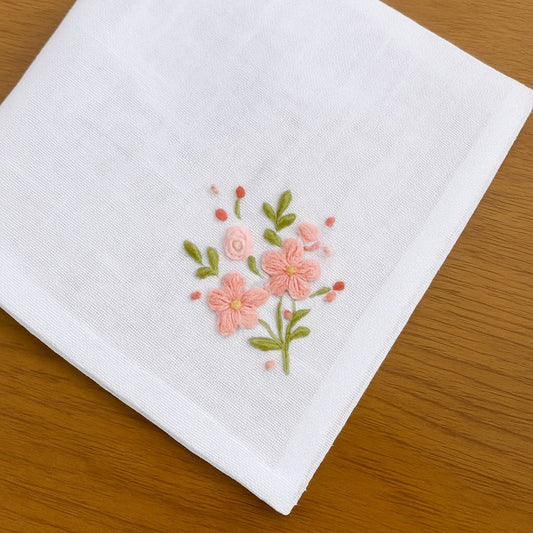 Handcrafted Handkerchiefs with Traditional Work