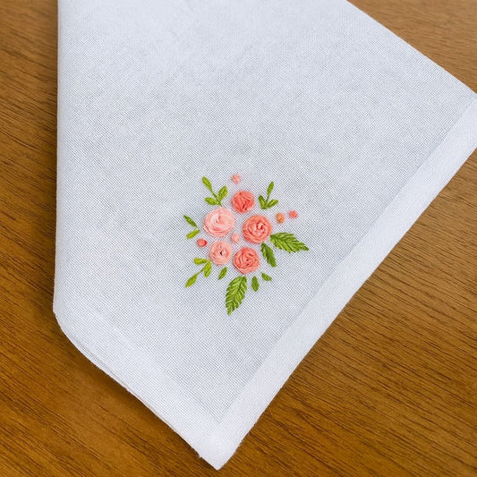 Handcrafted Handkerchiefs with Traditional Work