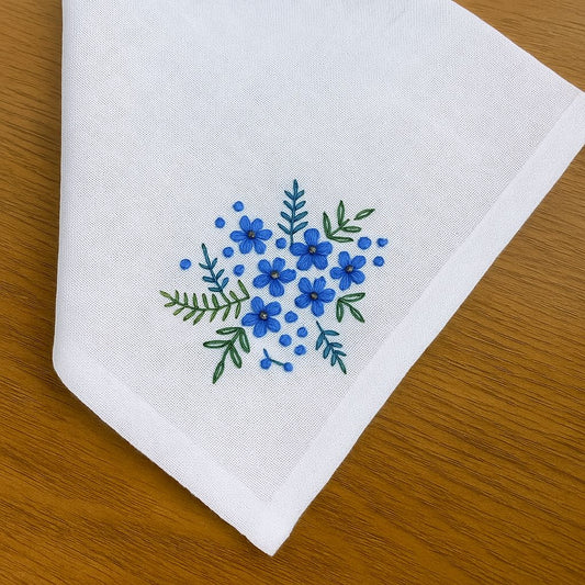 Handcrafted Handkerchiefs with Traditional Work
