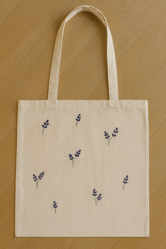 Handcrafted Tote Bag with Traditional Embroidery