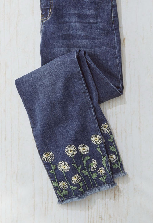 Handcrafted Ankle Jeans