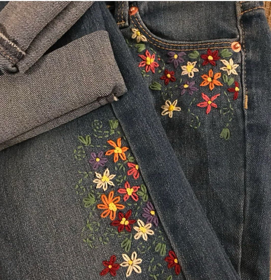Handcrafted Ankle Jeans