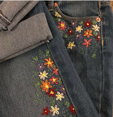 Handcrafted Ankle Jeans