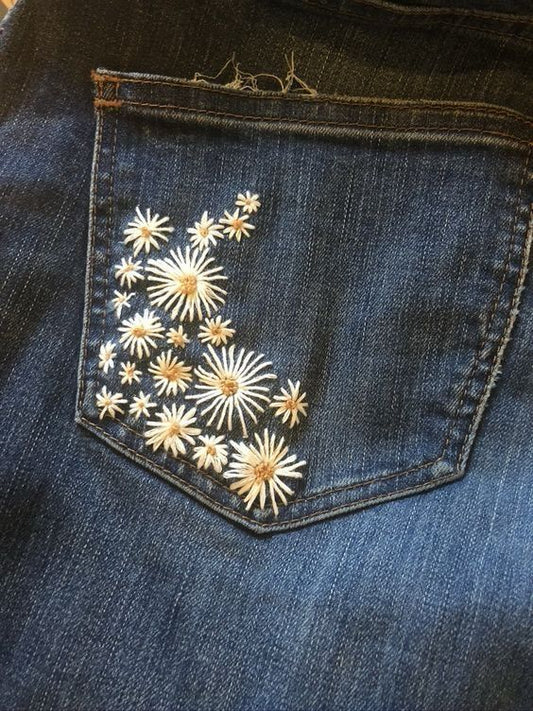 Handcrafted Ankle Jeans