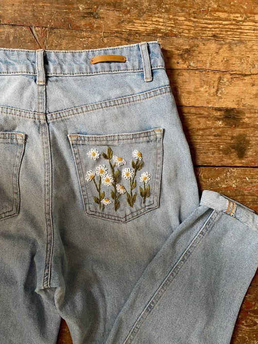 Handcrafted Ankle Jeans